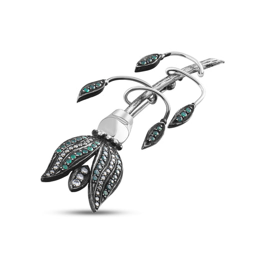 3.7 Karat Pırlanta Zümrüt Broş Modelleri ve Fiyatları 2025 - Lial Diamond - Göz Kamaştıran Zarafet