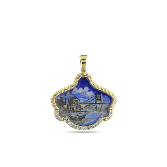 0.17 Karat Pırlanta İstanbul Boğazı Desenli Kolye Modelleri ve Fiyatları 2025 - Lial Diamond - Göz Kamaştıran Zarafet