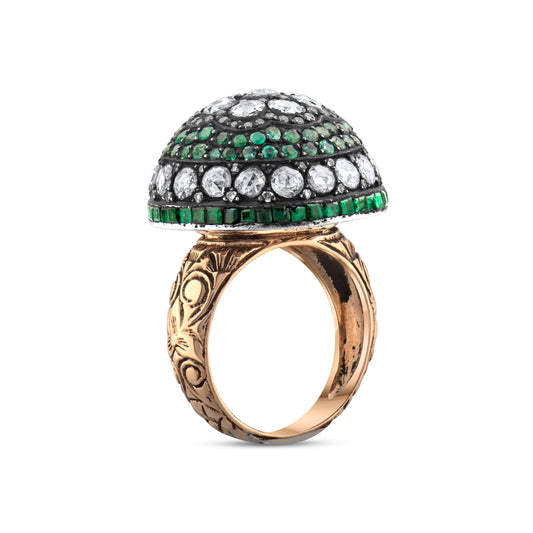 11.53 Karat Pırlana Zümrüt Yüzük Modelleri ve Fiyatları 2025 - Lial Diamond - Göz Kamaştıran Zarafet