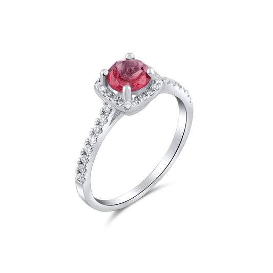 1.32 Karat Pırlanta Rhodolite Yüzük Modelleri ve Fiyatları 2025 - Lial Diamond - Göz Kamaştıran Zarafet