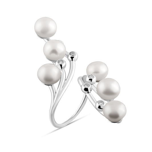 0.19 Karat Pırlanta İnci Yüzük Modelleri ve Fiyatları 2025 - Lial Diamond - Göz Kamaştıran Zarafet