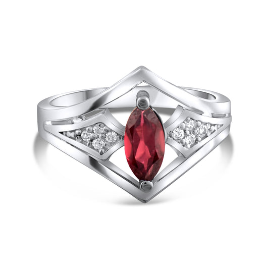 0.68 Karat Pırlanta Garnet Yüzük Modelleri ve Fiyatları 2025 - Lial Diamond - Göz Kamaştıran Zarafet