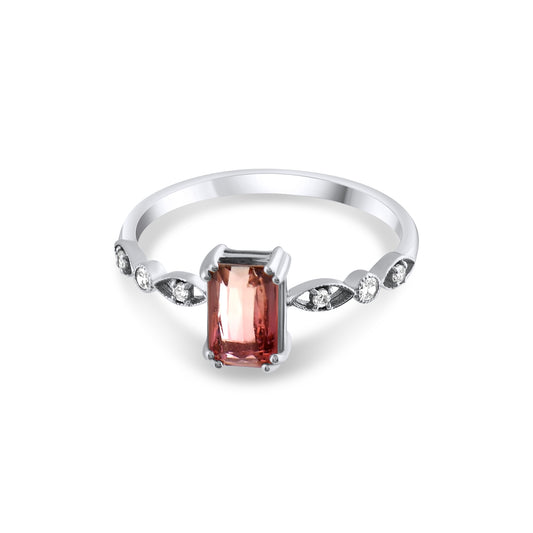 0.88 Karat Pırlanta Rhodolite Yüzük Modelleri ve Fiyatları 2025 - Lial Diamond - Göz Kamaştıran Zarafet