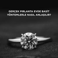 Gerçek pırlanta evde basit yöntemlerle nasıl anlaşılır?