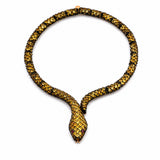 70.71 Karat Sitrin Taşlı Yılan Gerdanlık