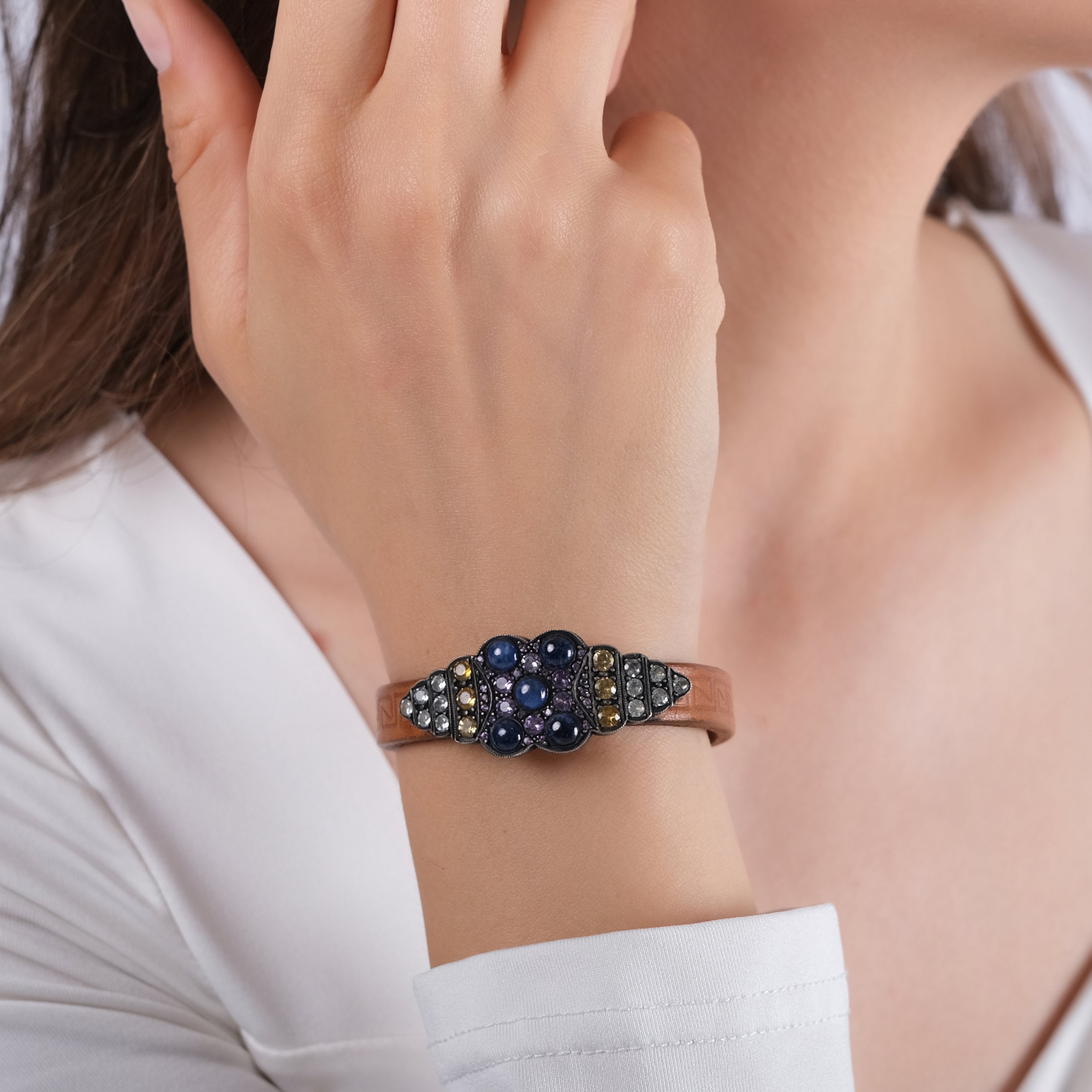 Özel Tasarım 17.42 Karat Safir Bileklik Modelleri ve Fiyatları 2025 - Lial Diamond - Göz Kamaştıran Zarafet
