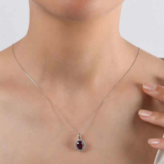 3.01 Karat Pırlanta Yakut Kolye Modelleri ve Fiyatları 2025 - Lial Diamond - Göz Kamaştıran Zarafet