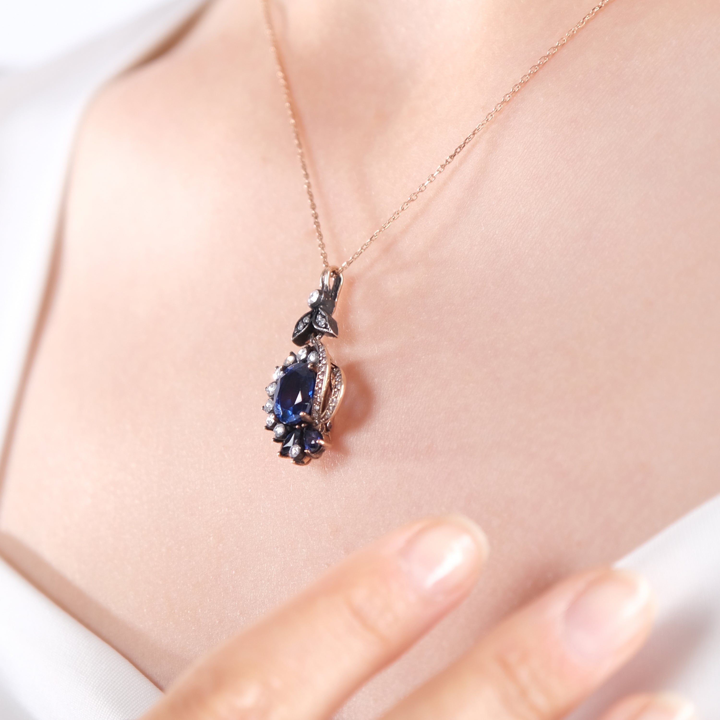 2.6 Karat Pırlanta Safir Kolye Modelleri ve Fiyatları 2025 - Lial Diamond - Göz Kamaştıran Zarafet