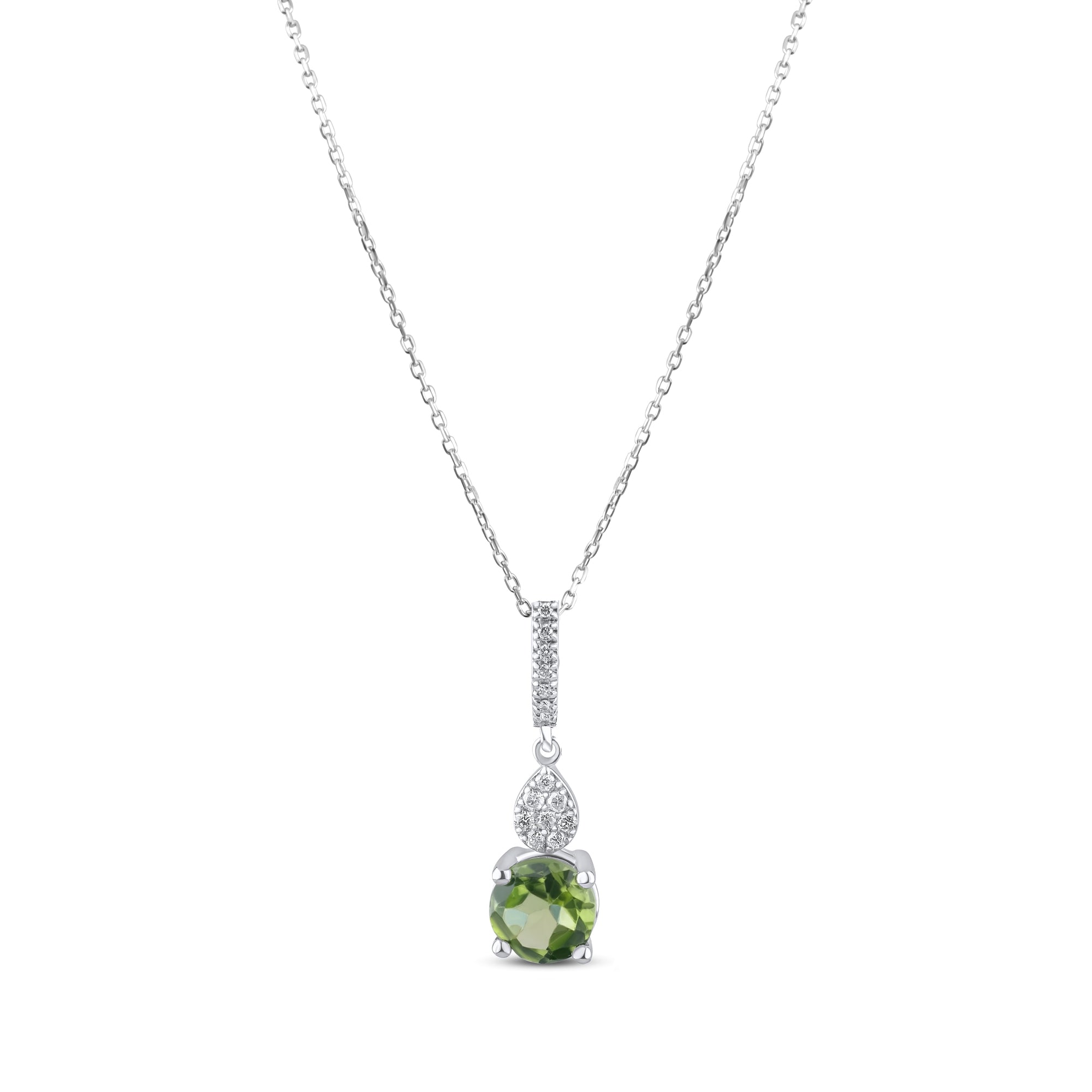 0.74 Karat Pırlanta Peridot Kolye Modelleri ve Fiyatları 2025 - Lial Diamond - Göz Kamaştıran Zarafet