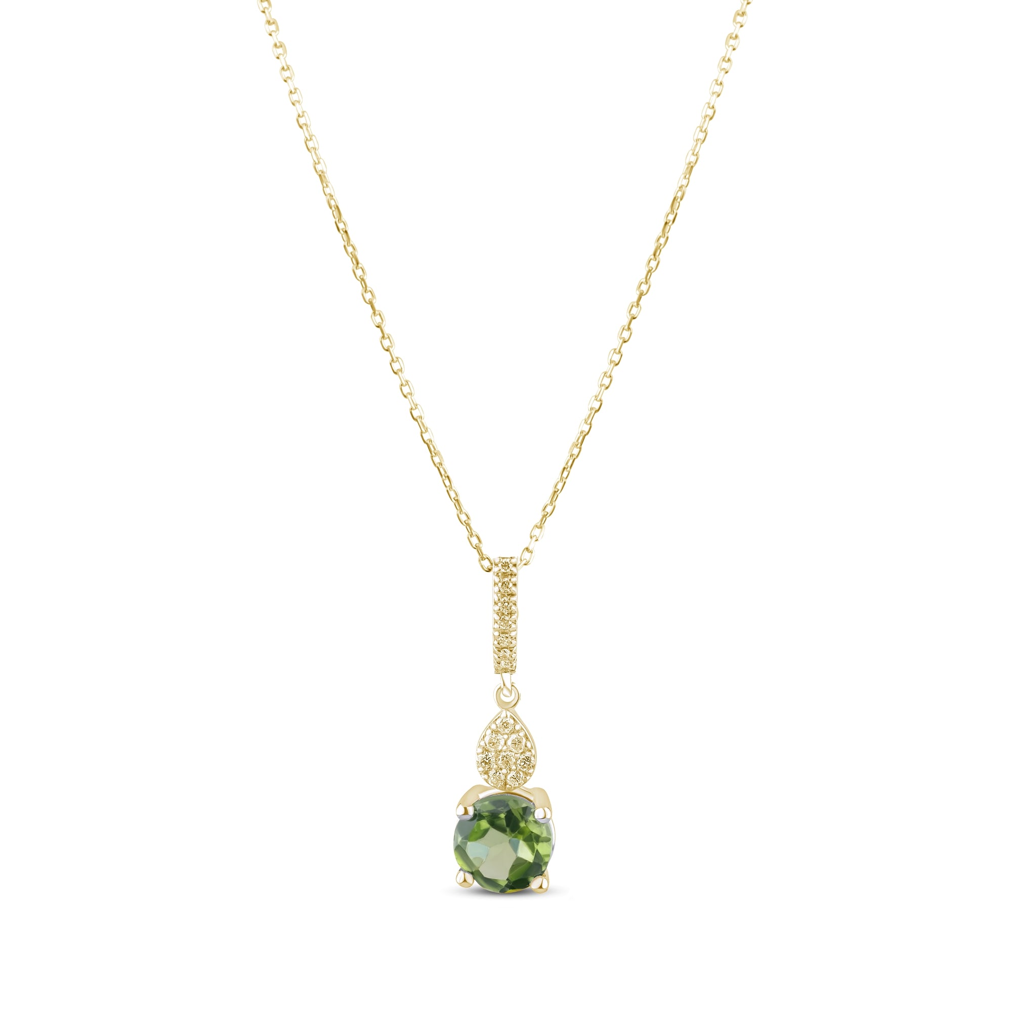 0.74 Karat Pırlanta Peridot Kolye Modelleri ve Fiyatları 2025 - Lial Diamond - Göz Kamaştıran Zarafet