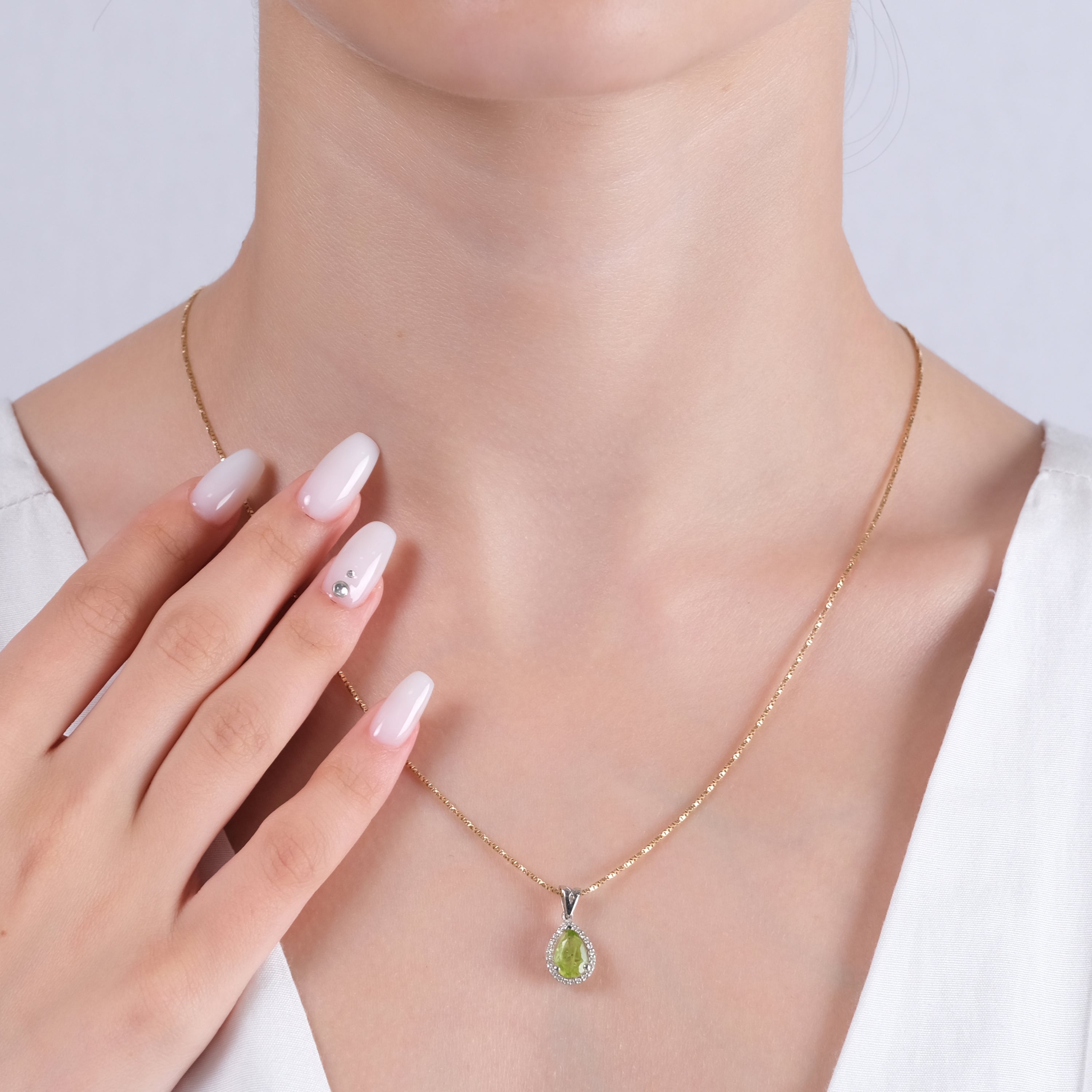 1.03 Karat Pırlanta Peridot Kolye Modelleri ve Fiyatları 2025 - Lial Diamond - Göz Kamaştıran Zarafet