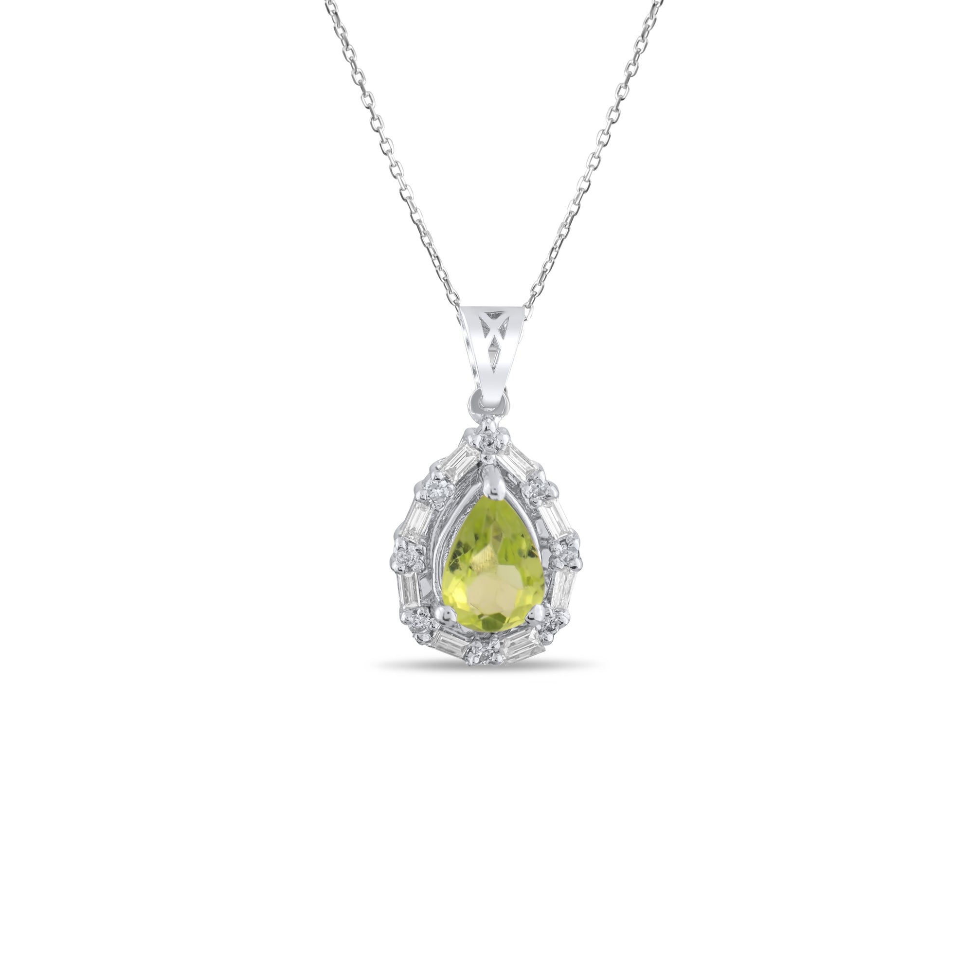1.04 Karat Pırlanta Peridot Kolye Modelleri ve Fiyatları 2025 - Lial Diamond - Göz Kamaştıran Zarafet