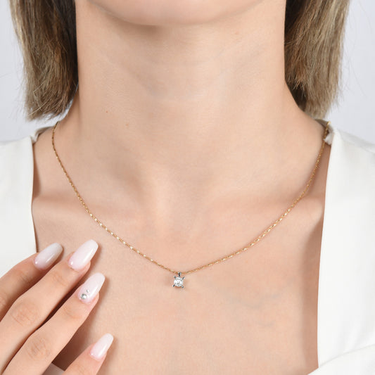 0.11 Karat Baget Pırlanta Kolye Modelleri ve Fiyatları 2025 - Lial Diamond - Göz Kamaştıran Zarafet