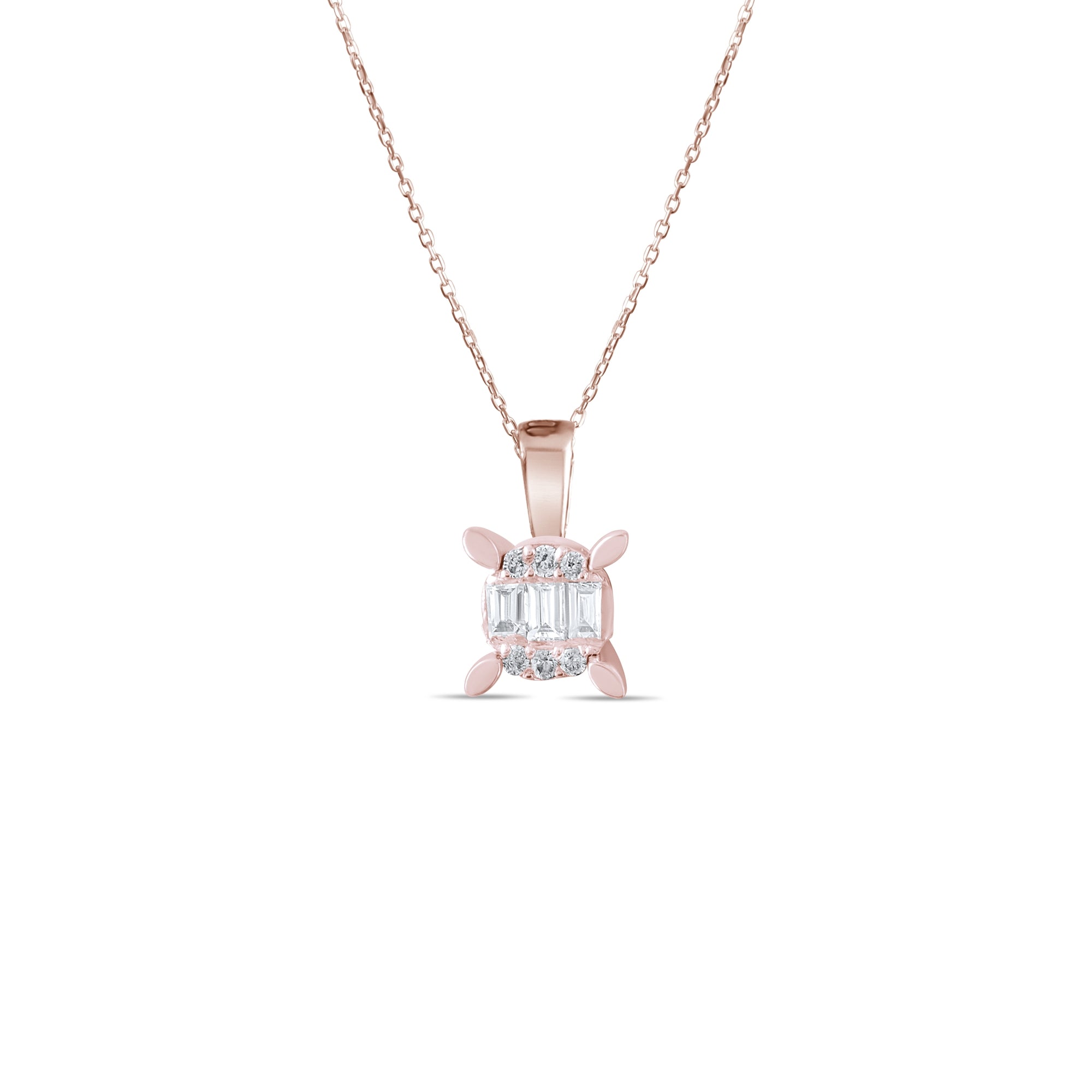0.11 Karat Baget Pırlanta Kolye Modelleri ve Fiyatları 2025 - Lial Diamond - Göz Kamaştıran Zarafet
