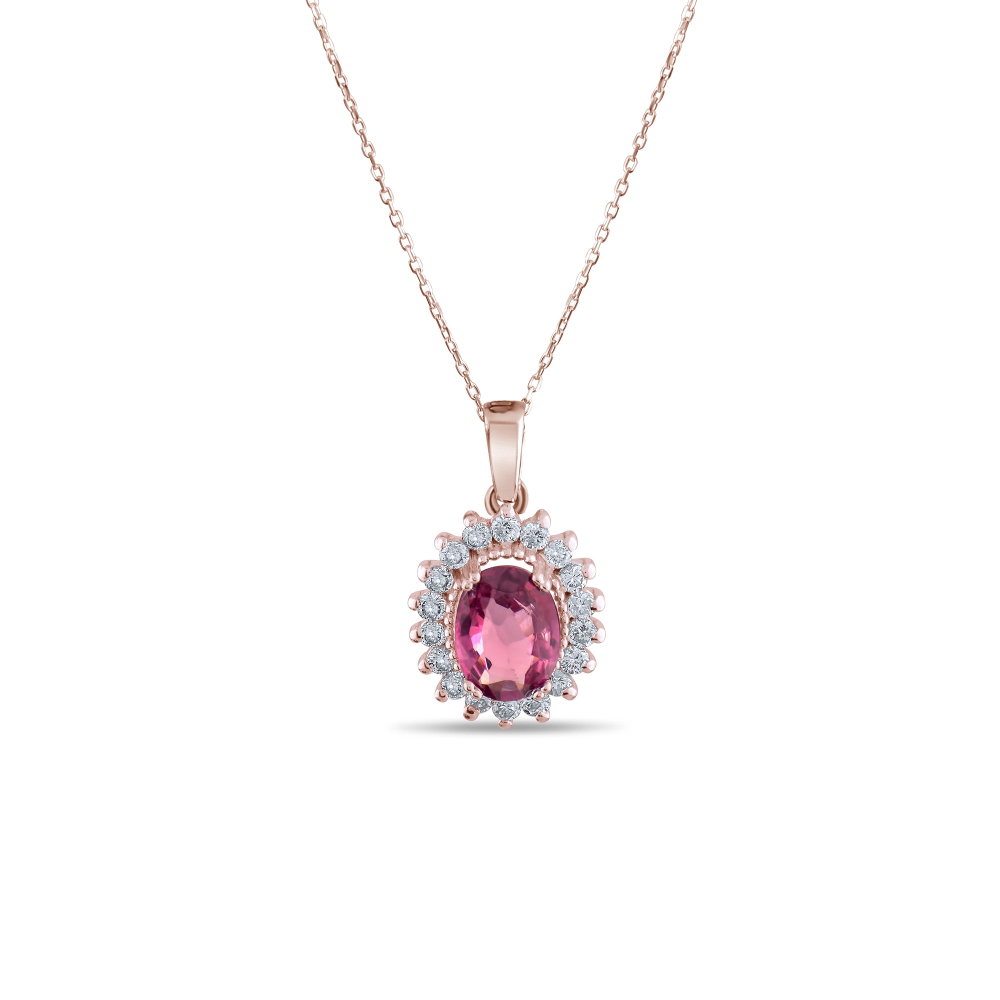 1.23 Karat Rhodolite Pırlanta Kolye Modelleri ve Fiyatları 2025 - Lial Diamond - Göz Kamaştıran Zarafet