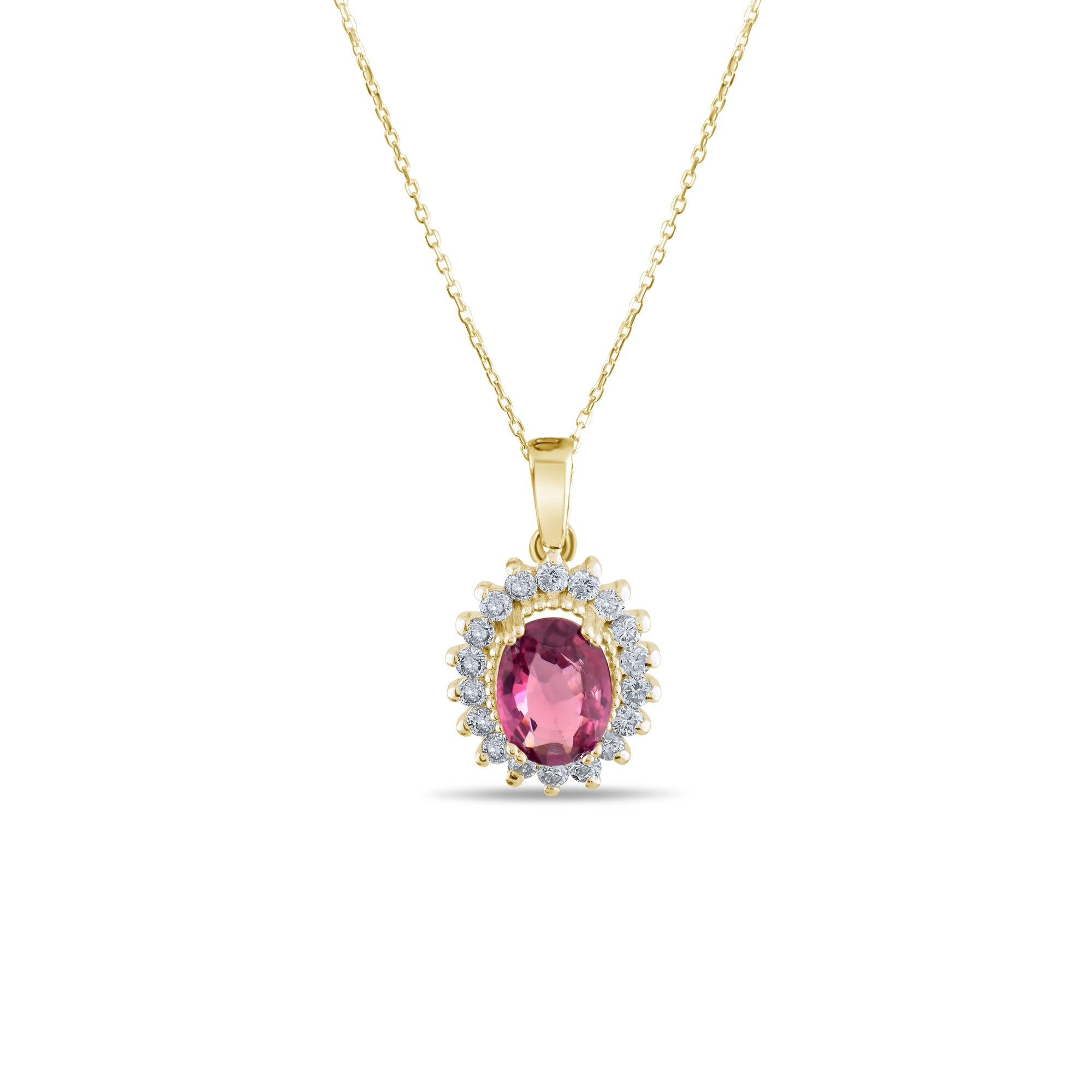 1.23 Karat Rhodolite Pırlanta Kolye Modelleri ve Fiyatları 2025 - Lial Diamond - Göz Kamaştıran Zarafet