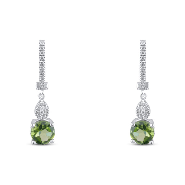2.07 Karat Pırlanta Peridot Küpe Modelleri ve Fiyatları 2025 - Lial Diamond - Göz Kamaştıran Zarafet