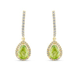 2.14 Karat Pırlanta Peridot Küpe Modelleri ve Fiyatları 2025 - Lial Diamond - Göz Kamaştıran Zarafet