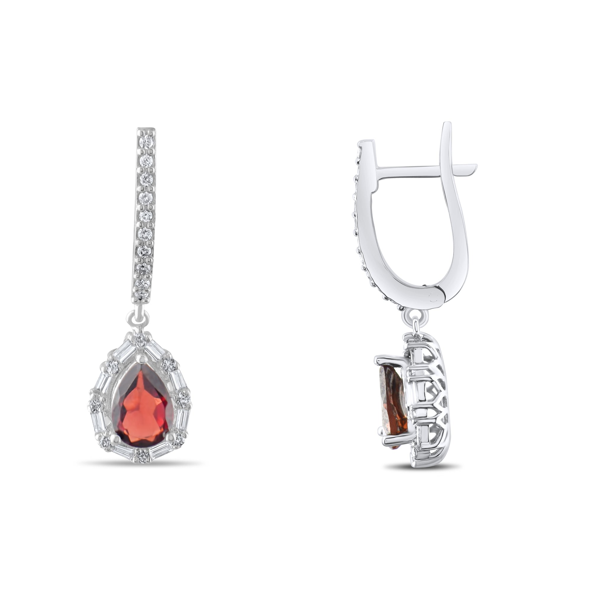 2.02 Karat Pırlanta Garnet Küpe Modelleri ve Fiyatları 2025 - Lial Diamond - Göz Kamaştıran Zarafet