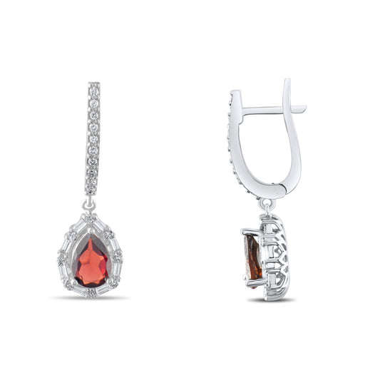 2.02 Karat Pırlanta Garnet Küpe Modelleri ve Fiyatları 2025 - Lial Diamond - Göz Kamaştıran Zarafet