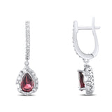 1.85 Karat Pırlanta Rhodolite Küpe Modelleri ve Fiyatları 2025 - Lial Diamond - Göz Kamaştıran Zarafet