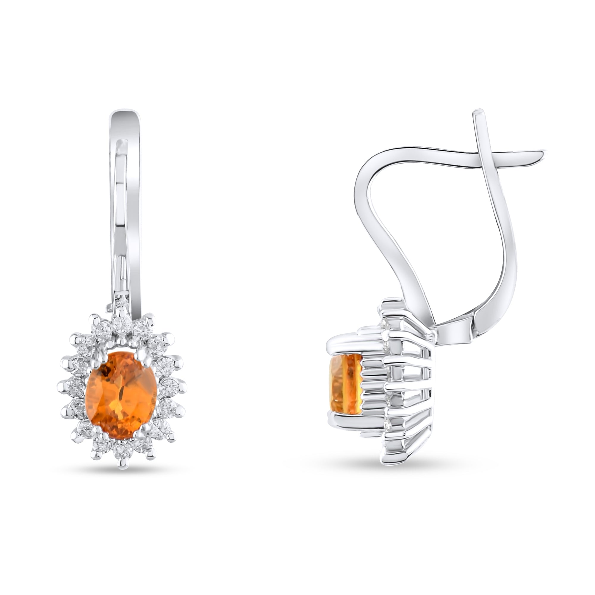 1.38 Karat Pırlanta Sarı Safir Küpe Modelleri ve Fiyatları 2025 - Lial Diamond - Göz Kamaştıran Zarafet