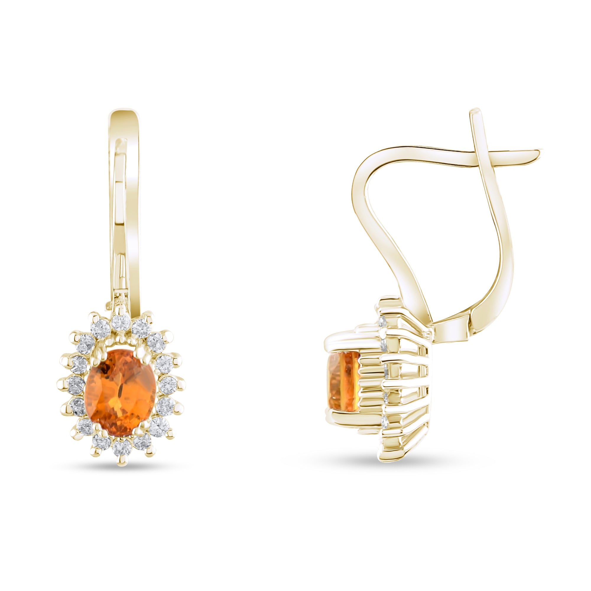 1.38 Karat Pırlanta Sarı Safir Küpe Modelleri ve Fiyatları 2025 - Lial Diamond - Göz Kamaştıran Zarafet