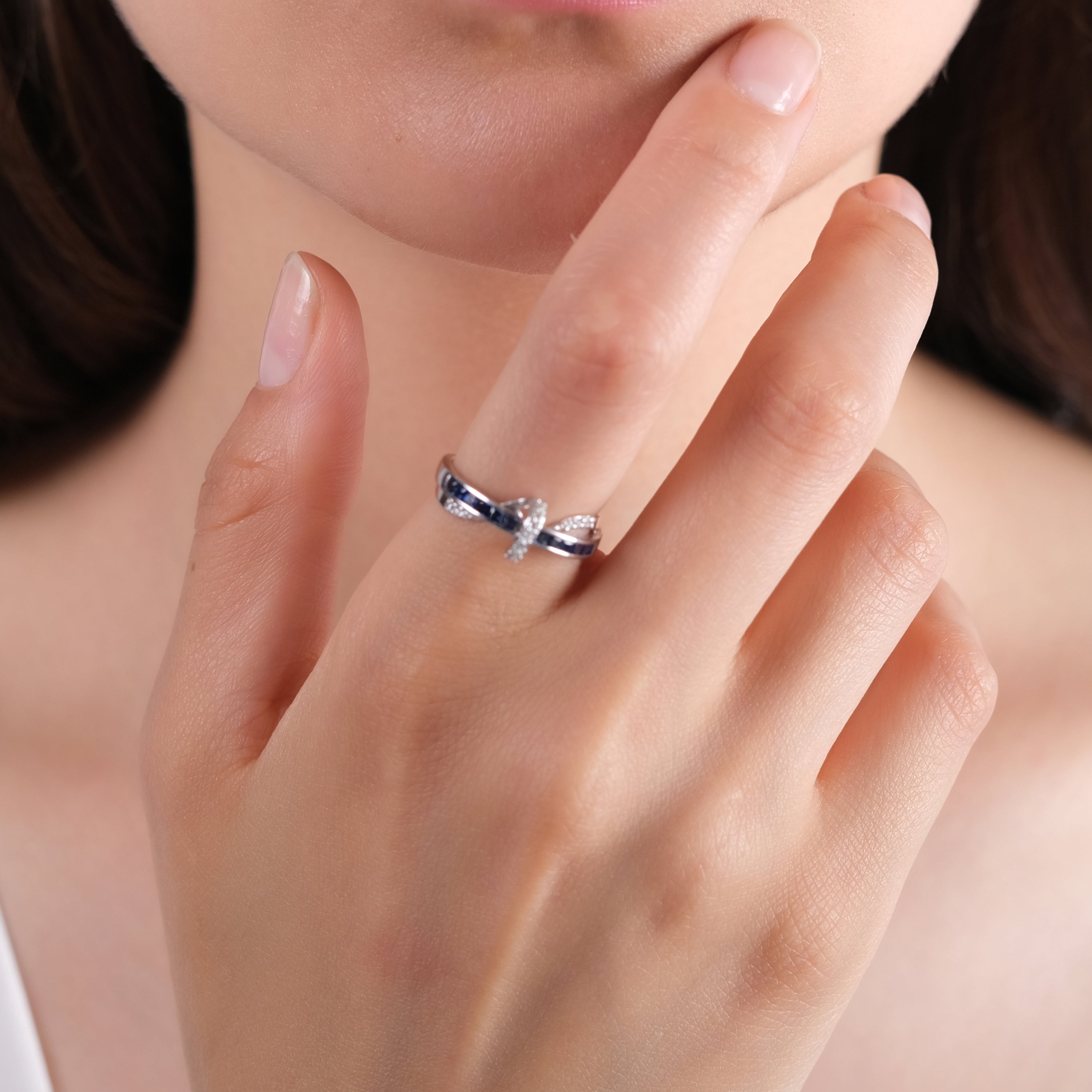 0.34 Karat Pırlanta Safir Yüzük Modelleri ve Fiyatları 2025 - Lial Diamond - Göz Kamaştıran Zarafet