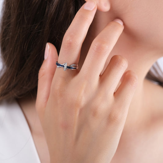 0.34 Karat Pırlanta Safir Yüzük Modelleri ve Fiyatları 2025 - Lial Diamond - Göz Kamaştıran Zarafet