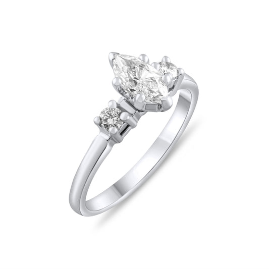 0.77 Karat Markiz Pırlanta Yüzük Modelleri ve Fiyatları 2025 - Lial Diamond - Göz Kamaştıran Zarafet