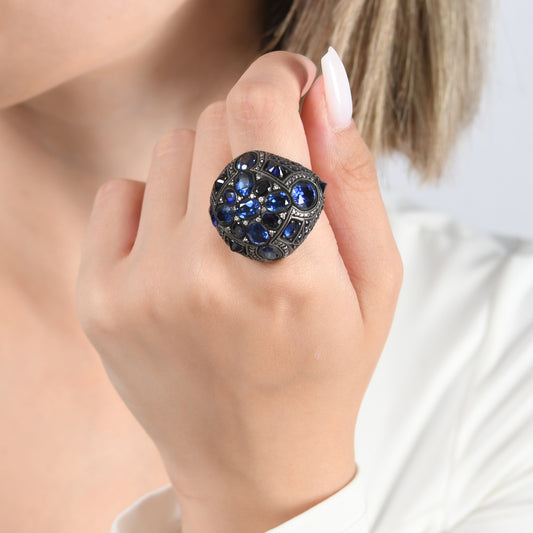 25.67 Karat Pırlanta Safir Yüzük Modelleri ve Fiyatları 2025 - Lial Diamond - Göz Kamaştıran Zarafet