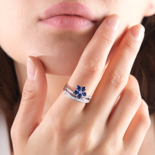 1.07 Karat Pırlanta Safir Yüzük Modelleri ve Fiyatları 2025 - Lial Diamond - Göz Kamaştıran Zarafet