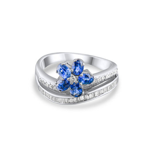 1.07 Karat Pırlanta Safir Yüzük Modelleri ve Fiyatları 2025 - Lial Diamond - Göz Kamaştıran Zarafet