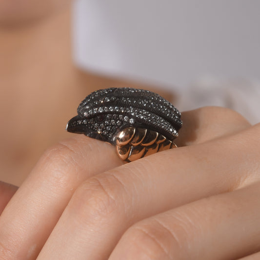 1.64 Karat Pırlanta Yakut Yüzük, Kartal Figürlü Modelleri ve Fiyatları 2025 - Lial Diamond - Göz Kamaştıran Zarafet