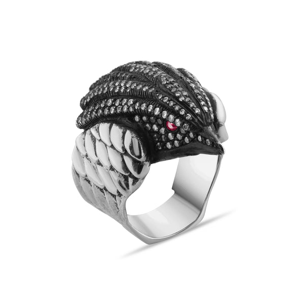 1.64 Karat Pırlanta Yakut Yüzük, Kartal Figürlü Modelleri ve Fiyatları 2025 - Lial Diamond - Göz Kamaştıran Zarafet