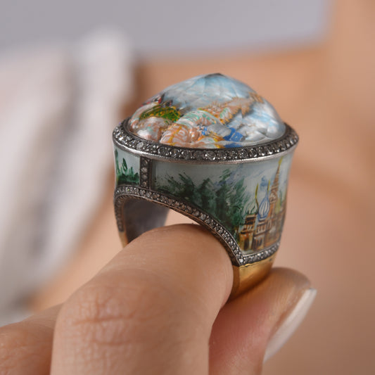 2.13 Karat Pırlanta Yüzük, Şato Motifli Modelleri ve Fiyatları 2025 - Lial Diamond - Göz Kamaştıran Zarafet