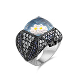 4.73 Karat Pırlanta Safir Yüzük, Çiçek Motifli Modelleri ve Fiyatları 2025 - Lial Diamond - Göz Kamaştıran Zarafet