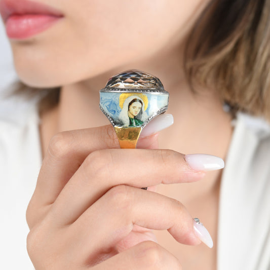 2.23 Karat Pırlanta Yüzük, HZ. İSA Motifli Modelleri ve Fiyatları 2025 - Lial Diamond - Göz Kamaştıran Zarafet