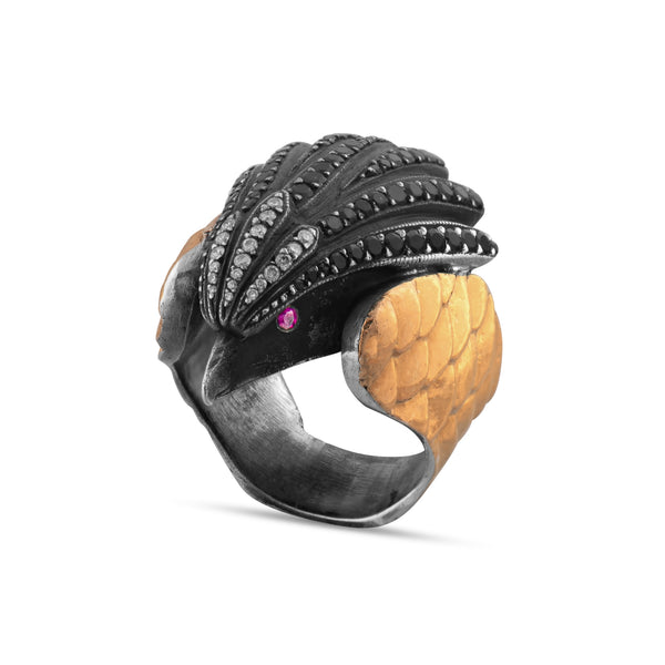 1.62 Karat Pırlanta Yakut Yüzük, Kartal Motifli Modelleri ve Fiyatları 2025 - Lial Diamond - Göz Kamaştıran Zarafet