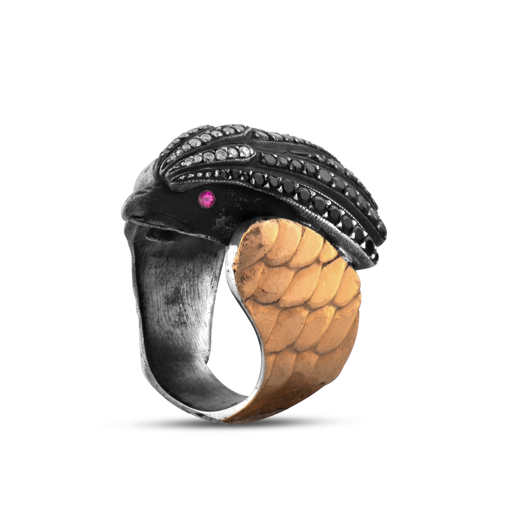 1.62 Karat Pırlanta Yakut Yüzük, Kartal Motifli Modelleri ve Fiyatları 2025 - Lial Diamond - Göz Kamaştıran Zarafet