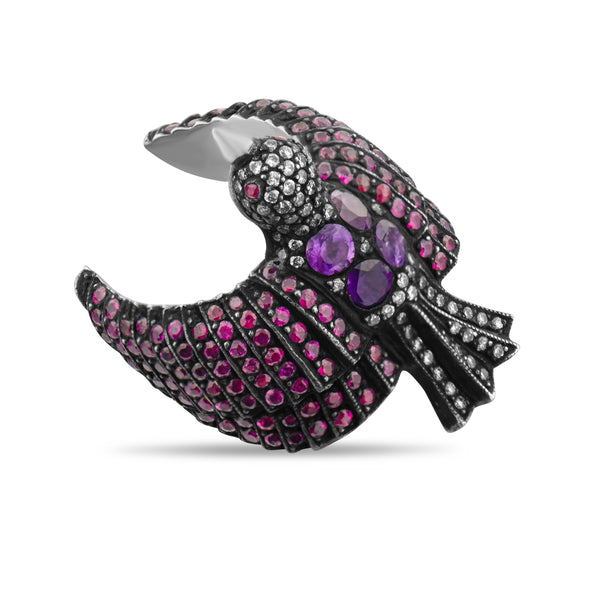 4.3 Karat Pırlanta Yakut Yüzük, Kuş Figürlü Modelleri ve Fiyatları 2025 - Lial Diamond - Göz Kamaştıran Zarafet