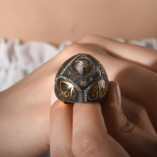 2.20 Karat Pırlanta Yüzük, Ayasofya Cami Motifli Modelleri ve Fiyatları 2025 - Lial Diamond - Göz Kamaştıran Zarafet