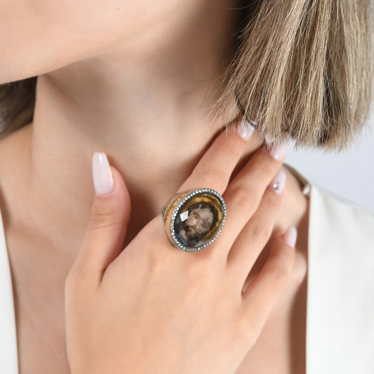 1.90 Karat Pırlanta Yüzük, HZ. İSA Motifli Modelleri ve Fiyatları 2025 - Lial Diamond - Göz Kamaştıran Zarafet