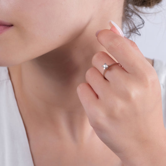 0.12 Karat Tektaş Pırlanta Yüzük Modelleri ve Fiyatları 2025 - Lial Diamond - Göz Kamaştıran Zarafet