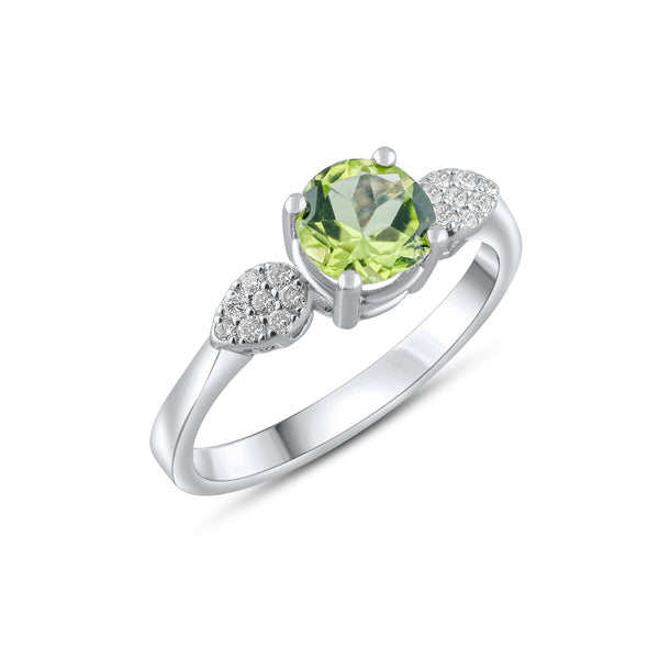 0.86 Karat Pırlanta Peridot Yüzük Modelleri ve Fiyatları 2025 - Lial Diamond - Göz Kamaştıran Zarafet