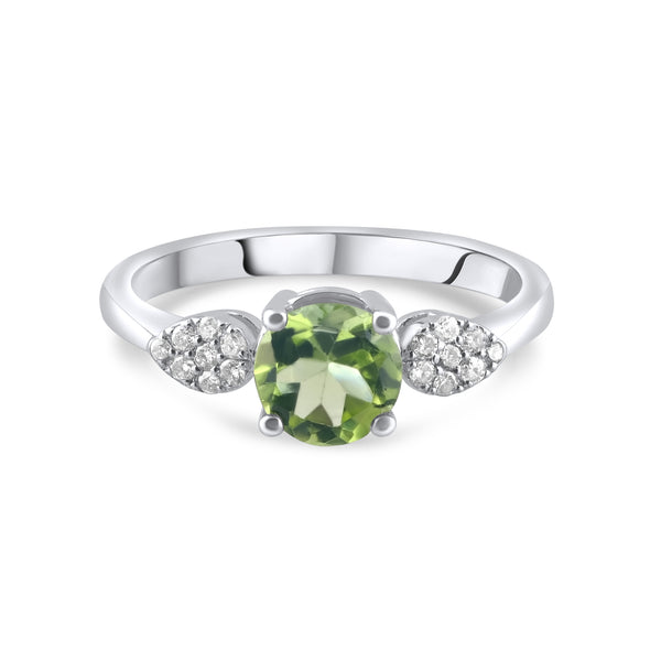 0.86 Karat Pırlanta Peridot Yüzük Modelleri ve Fiyatları 2025 - Lial Diamond - Göz Kamaştıran Zarafet