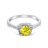 1.06 Karat Pırlanta Peridot Yüzük