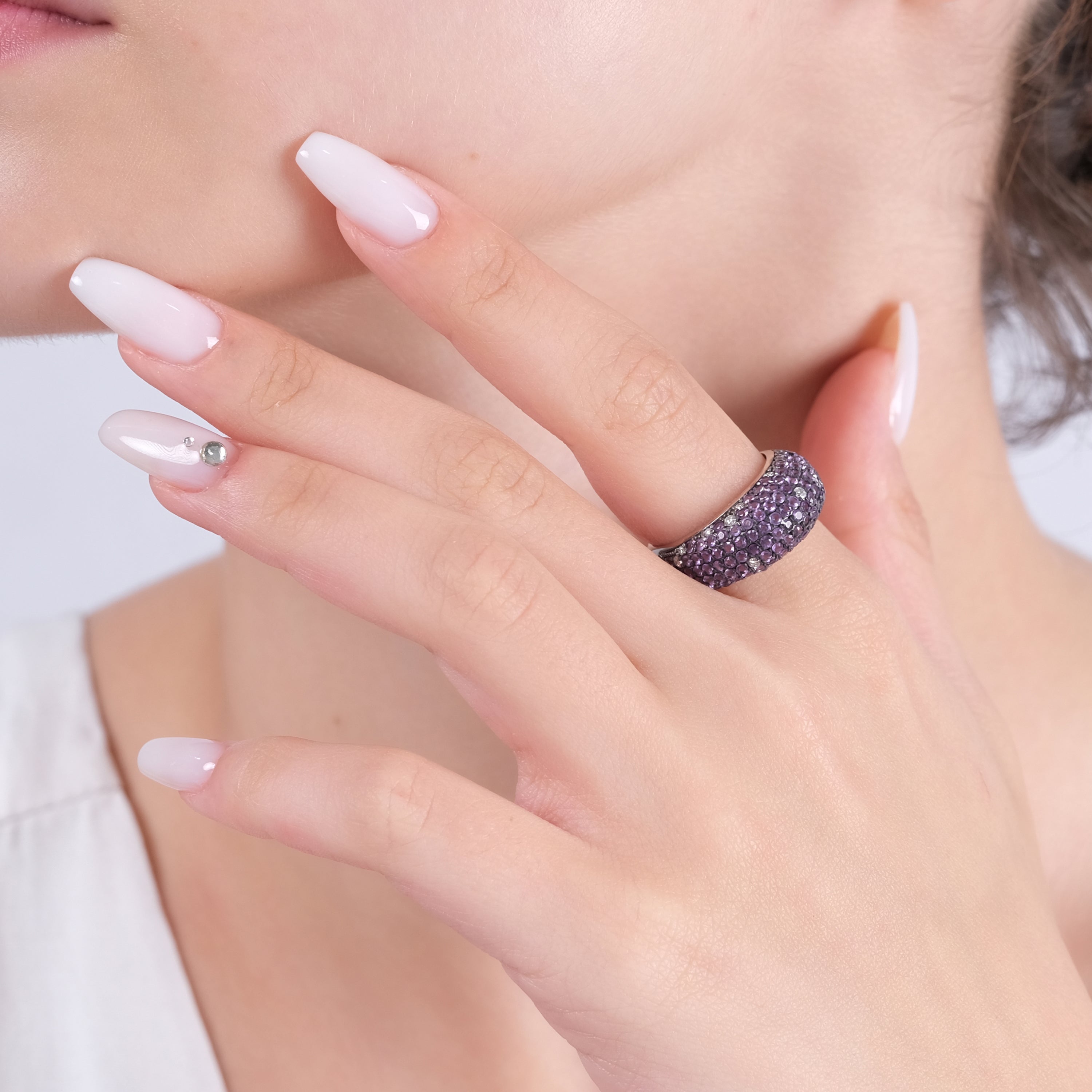 2.15 Karat Pırlanta Ametist Yüzük Modelleri ve Fiyatları 2025 - Lial Diamond - Göz Kamaştıran Zarafet