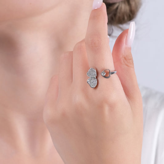 1.00 Karat Pırlanta Yüzük, Kalp Motifli Modelleri ve Fiyatları 2025 - Lial Diamond - Göz Kamaştıran Zarafet