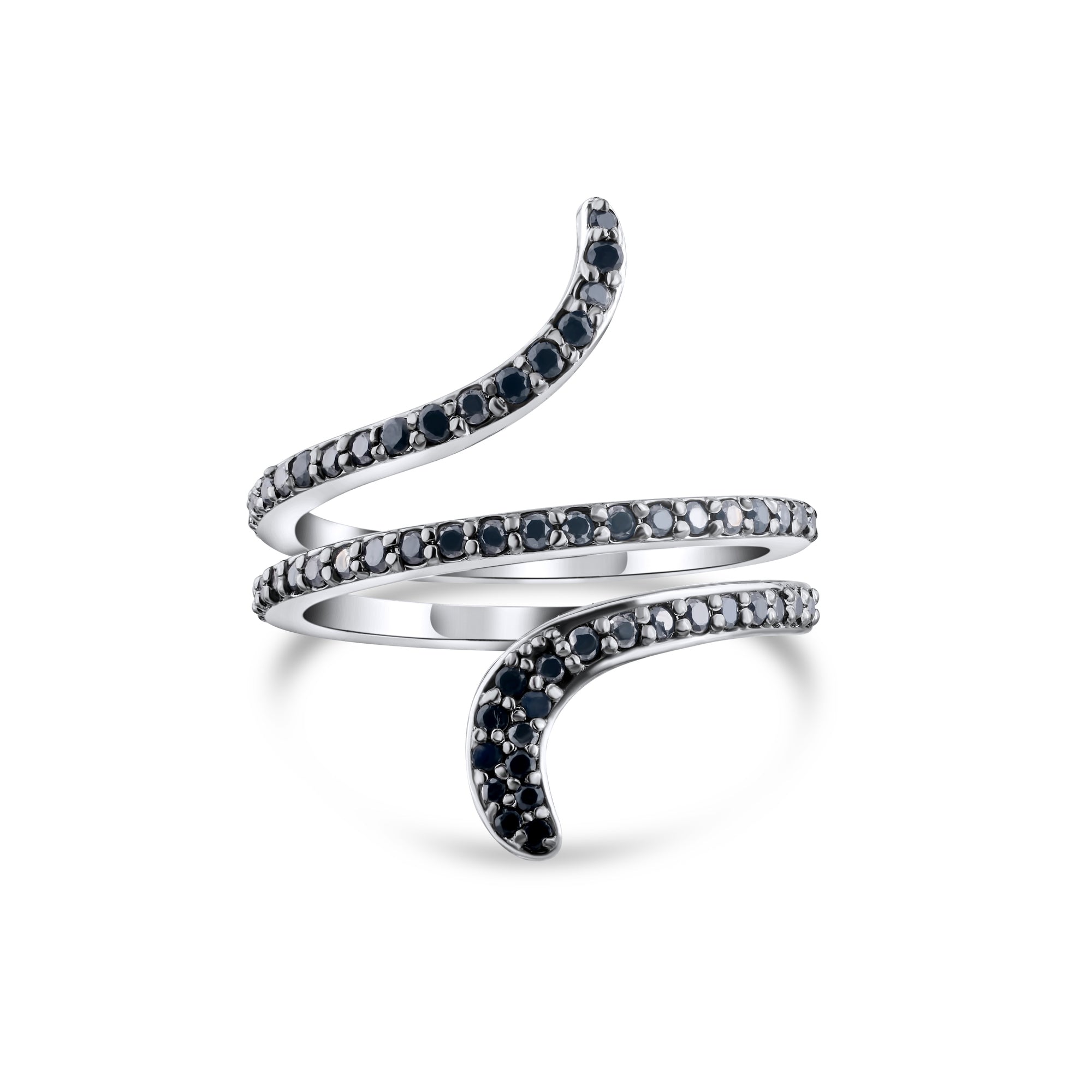 0.40 Karat Siyah Pırlanta Yüzük, Yılan Figürlü Modelleri ve Fiyatları 2025 - Lial Diamond - Göz Kamaştıran Zarafet